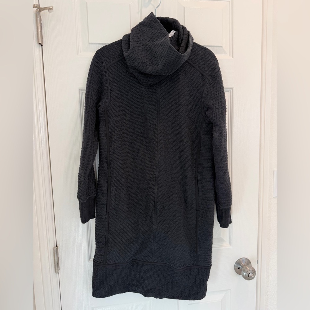 Lululemon Black Cowl Neck Sweater Dress